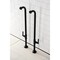 Aqua Vintage AE810S0DKL Freestanding Tub Supply Line, Matte Black AE810S0DKL - alternate 5